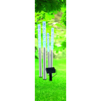 Solar Solarleuchte Edelstahl, 4X Rgb Led 2
