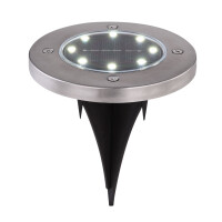 Globo 33414-4 Solarleuchte Edelstahl, 8Xled Solarleuchte Ede