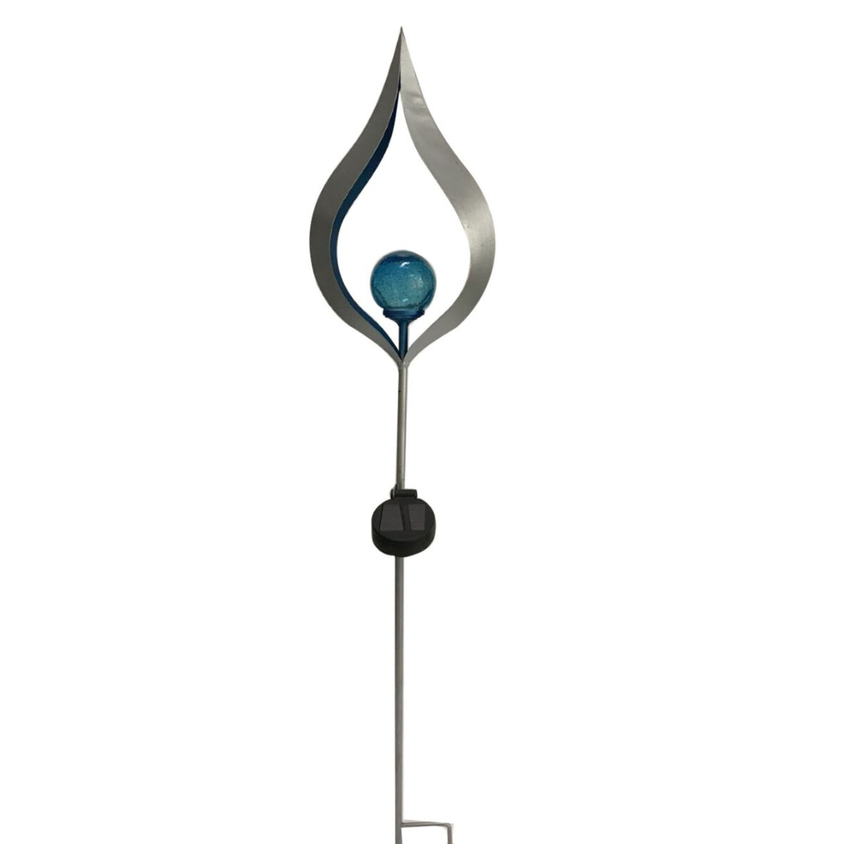 Solarleuchte Metall Silberfarben, 1Xled Solarleuchte Metall Silberfarben, Led