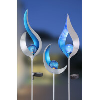 Globo 33467B Solarleuchte Metall Silberfarben, 1Xled Solarle