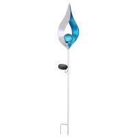 Globo 33467B Solarleuchte Metall Silberfarben, 1Xled Solarle