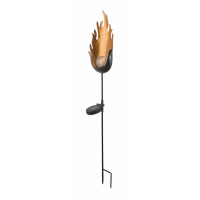 Globo 33472 Solar Solarleuchte Metall Rostfarben, Led 5