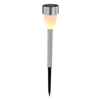 Globo 33576-3 Solarleuchte Edelstahl, 3Xled Solarleuchte Ede