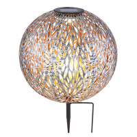 Solarleuchte Metall Silbergrau, 1Xled So gallery