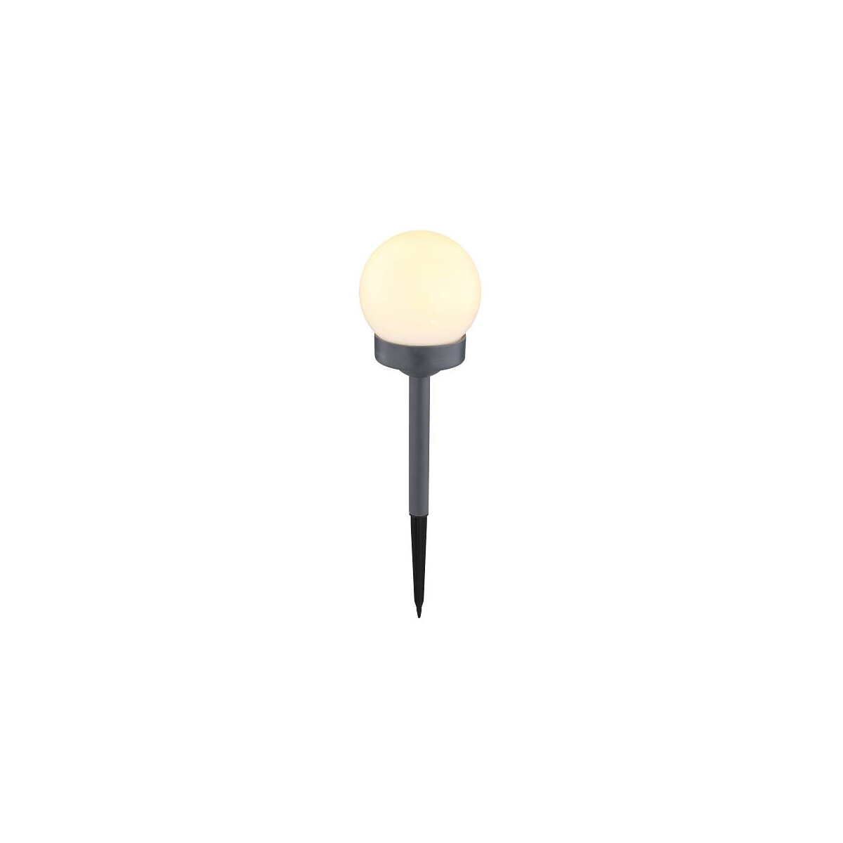 Solarleuchte Kunststoff Grau, 1Xled Solarleuchte Kunststoff, Led