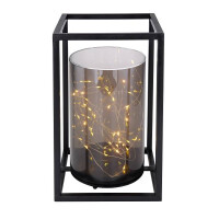 Globo 33817 Solarleuchte Metall Schwarz, 40Xled Solarleuchte