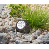 Globo 33920 Solar Solarleuchte Kunststoff Grau, 8X Led 3