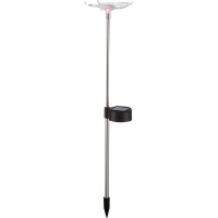 Globo 33949-4 Solarleuchte Edelstahl, 1Xrgb Led Solarleuchte