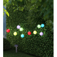 Globo 33971 Solar Solarleuchte Kunststoff Bunt, 10X Led 4
