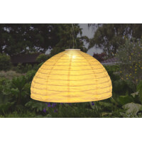 Globo 33982 Solarleuchte Leinen Weiß, 11Xled Solarleuc