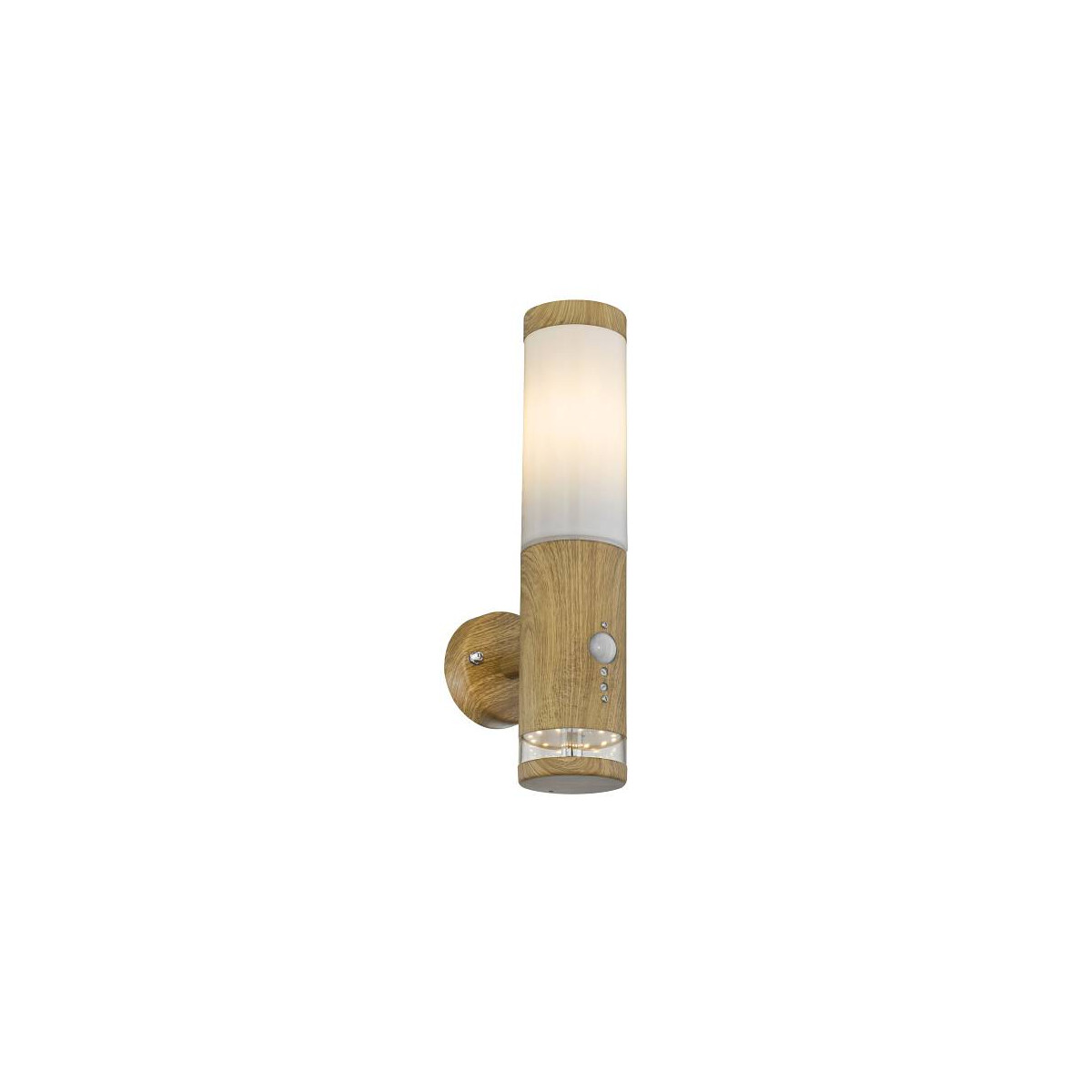 Jaicy Außenleuchte Edelstahl Holzoptik, 1X E27 Led