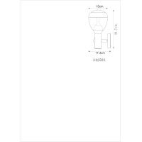 Globo 34250S Callisto Außenleuchte Edelstahl, Led 4