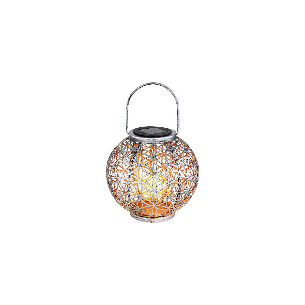 Solarleuchte Metall Silberfarben, 1Xled Solarleuchte Metall Silberfarben, Led