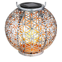 Globo 36741 Solarleuchte Metall Silberfarben, 1Xled Solarleu