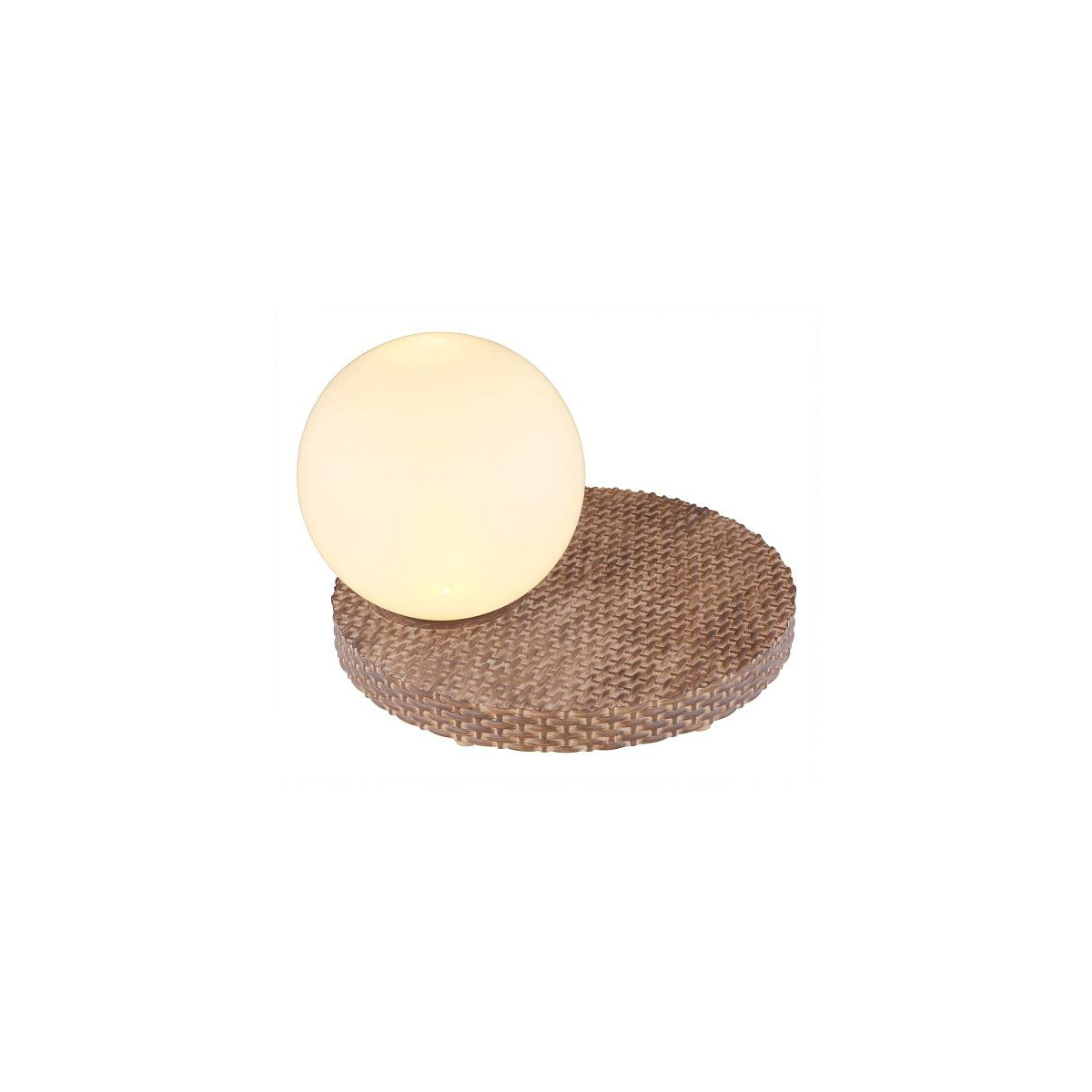 Solarleuchte Rattan Braun, 1Xled Solarleuchte Rattan Braun, Led