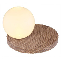 Solarleuchte Rattan Braun, 1Xled Solarle gallery