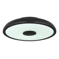 Globo 41366B Raffy Deckenleuchte Kunststoff Schwarz, Led 7