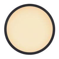 Globo 41562-24B Sapana Deckenleuchte Kunststoff Schwarz, Led