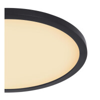 Sapana Deckenleuchte Kunststoff Schwarz, Led 5