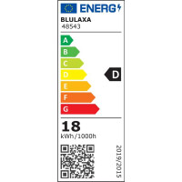 120cm LED Glas Röhre 18W G13 2750lm KW inklusive Starte