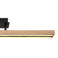 Doro Deckenleuchte Metall Schwarz Matt, Led 4
