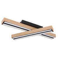 Doro Deckenleuchte Metall Schwarz Matt, Led 2