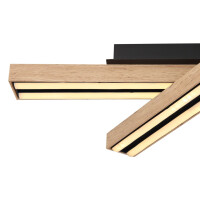 Doro Deckenleuchte Metall Schwarz Matt, Led 5