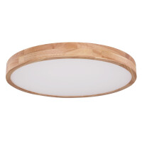 Globo 41745-48 Rainer Deckenleuchte Metall Holzoptik, Led 3