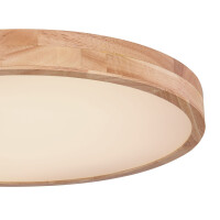 Globo 41745-48 Rainer Deckenleuchte Metall Holzoptik, Led 4