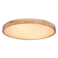 Globo 41745-60 Rainer Deckenleuchte Metall Holzoptik, Led 5