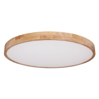 Rainer Deckenleuchte Metall Holzoptik, Led 3