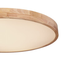 Rainer Deckenleuchte Metall Holzoptik, Led 4