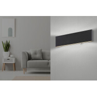 Siegfried Wandleuchte Aluminium Schwarz, Led 2