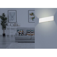 Siegfried Wandleuchte Aluminium Weiß, Led 2