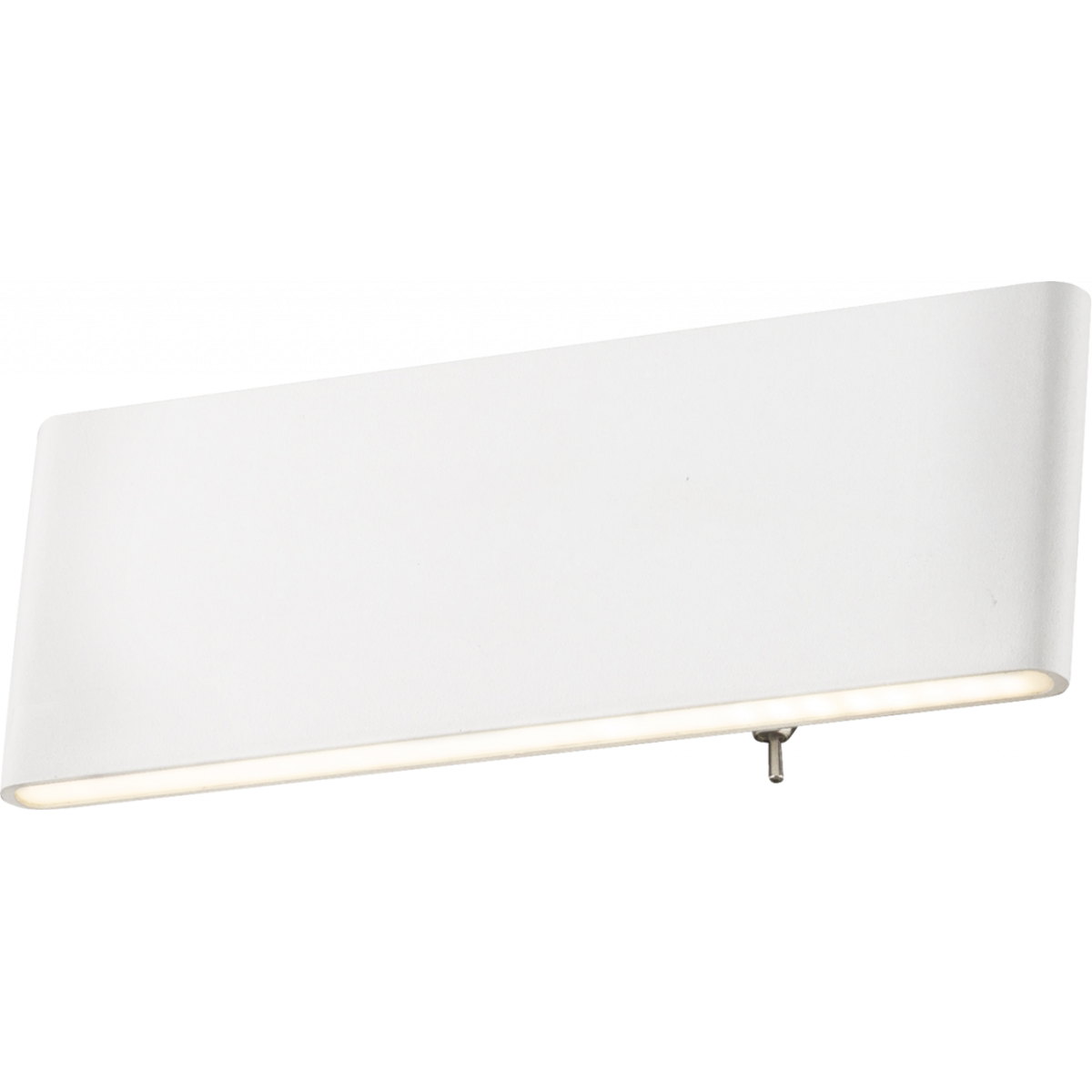 Siegfried Wandleuchte Aluminium Weiß, Led