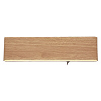 Siegfried Wandleuchte Metall Holzoptik, Led 4