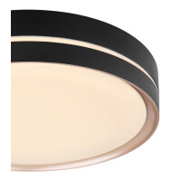 Manni Deckenleuchte Metall Schwarz, Led 4