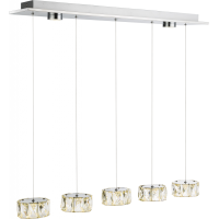 Globo 49350-52H Amur Hängeleuchte Metall Verchromt, Led