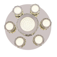 Globo 49350-60 Amur Deckenleuchte Metall Verchromt, Led 5