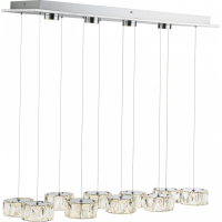 Amur Hängeleuchte Metall Verchromt, Led 4