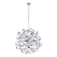 Globo 51505-4H Falla Hängeleuchte Metall Verchromt, 4X 