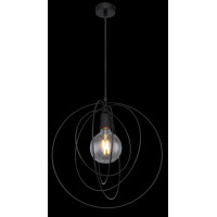 Globo 54003H1 Sarini Hängeleuchte Metall Schwarz, 1X E2