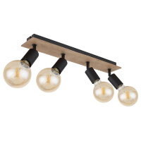 Globo 54008-4NH Martha Strahler Metall Schwarz, 4X E27 4