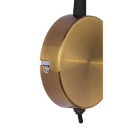 Globo 54010-1W Eddy Wandleuchte Metall Goldfarben, 1X E27 5