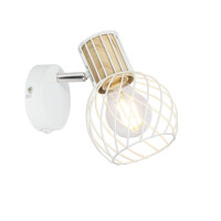 Globo 54012-1 Luise Strahler Metall Wei& gallery