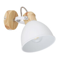 Globo 54018-1 Wiho Strahler Metall Weiß, 1X E27 3
