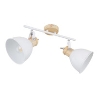 Globo 54018-2 Wiho Strahler Metall Weiß, 2X E27 3
