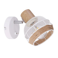 Globo 54021-1 Widy Strahler Metall Weiß, 1X E27 3