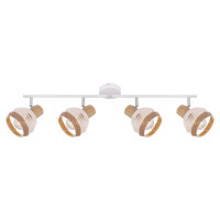 Globo 54021-4 Widy Strahler Metall Weiß, 4X E27 4