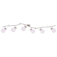 Globo 54025-6 Willy Strahler Metall Nickel Matt, 6X E27 3